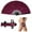 Wine, variant on Folding Fan 11.8inch Black-Small Hand Fan Chinese Kung Fu Tai Chi Hand Held Folding Fans for Men/Women/Children With a Fabric Case for Protection (Gold)