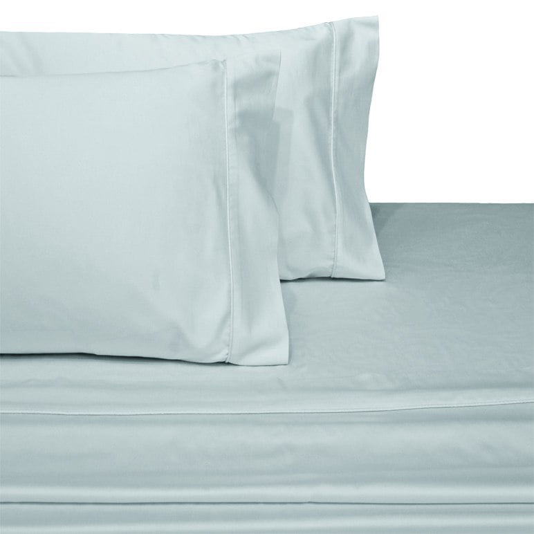 King Size Pair 100% Cotton 250 TC Percale Pillowcases Set 20x40" each 