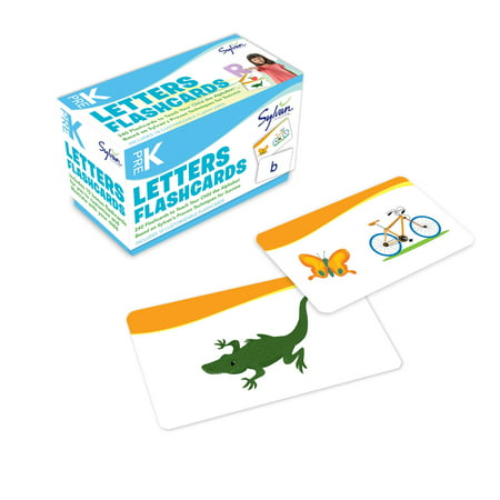 Pre-K Letters Flashcards : 240 Flashcards for Building Better Letter Skills Based on Sylvan's Proven Techniques for