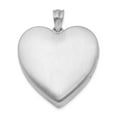 thumbnail image 3 of FJC Finejewelers Sterling Silver 24mm D/c Heart Locket Necklace, 3 of 5