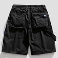 thumbnail image 3 of Men Shorts Cargo Shorts Multi-Pockets Relaxed Summer Beach Shorts Pants Mens Cargo Shorts Black XL, 3 of 3