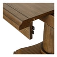 thumbnail image 6 of Moe's Home Collection Jamie Extension Dining Table Vintage Brown Wood, 6 of 6
