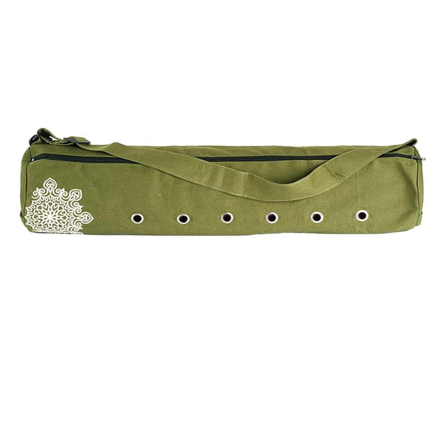 Bolsa para esterilla de Yoga, soporte antideslizante para estera, transpirable, ligero, duradero con ajustable Verde