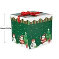 thumbnail image 1 of Christmas Gift Box Set with Lid, Assorted Size, Square Xmas Tree Nested Paper Keepsake Boxes, Card Box Tower Organizer Decor, Holiday, Thanksgiving, Party Gift Wrap Packaging, 1 of 6