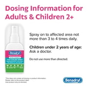 Benadryl Extra Strength Anti-Itch Cooling Spray, Travel Size, 2 fl. oz
