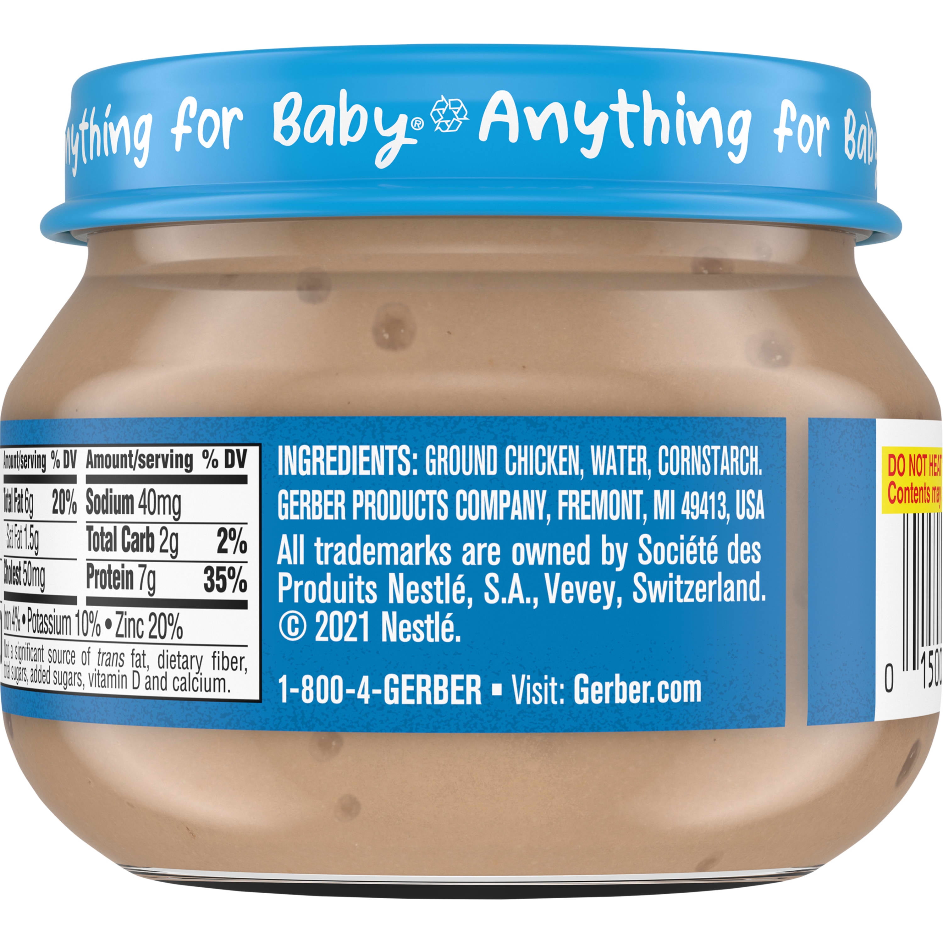 gerber baby food jar label