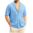 thumbnail image 1 of Hawaiian Shirt For Men, Men's Vintage Button Down Bowling Shirts Short Sleeve Summer Beach Shirt2XL, 1 of 5
