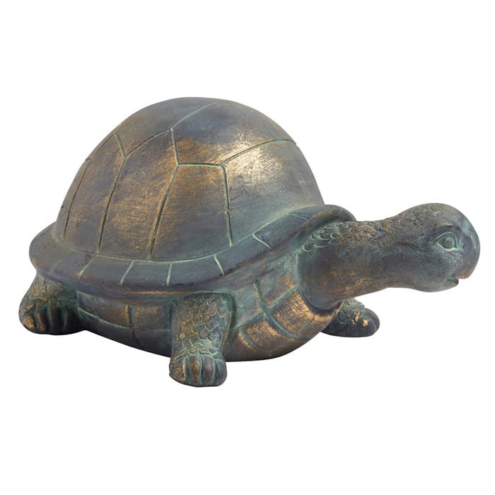 Design Toscano Aesop's Turtle Cast Iron Statue - Walmart.com