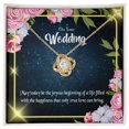 thumbnail image 3 of To My Wife On Your Wedding Infinity Knot Necklace Message Card, 3 of 17