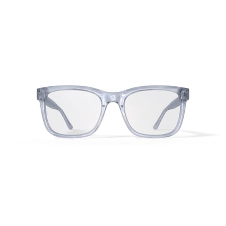 Walmart Men's Crosby Rectangular Prescription Eyeglasses with Case, Crystal