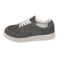 thumbnail image 5 of Women's Platform Canvas Walking Shoes Breathable Lace Up Non Slip Work Shoes with Arch Support Comfortable Slip On Sneakers Gray Size 8, 5 of 7