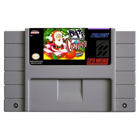 SNES Games Cartridge Daze Before Christmas