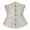 Beige, variant on Womens Underbust Corset Plus Size Gothic Corset Cincher Medieval Corsets for Women Jacquard Vintage Waist Corset Top Gold Size L