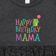 thumbnail image 4 of Inktastic Happy Birthday Mama Girls Baby Dress, 4 of 5