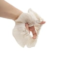 thumbnail image 5 of Unique Bargains 1 Pc Solid Double Layer Scrunchies for Home Beige, 5 of 5