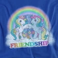 thumbnail image 2 of My Little Pony Retro Friendship Women's T Shirt, Royal, Medium, 2 of 6