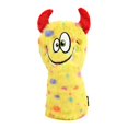 thumbnail image 3 of Funda protectora de felpa para la cabeza del palo de golf, ideal para deportes al aire libre. Conductor amarillo, 3 of 8