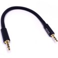 thumbnail image 5 of CNCESS CESS-070 Cable de audio estéreo corto con conectores TRS de 3,5 mm macho a macho de 6 pulgadas, 5 of 5
