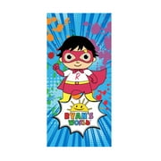 Ryan?s World Kids Beach Towel, 28 x 58, Ryan Likes, 1 Each