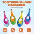 thumbnail image 2 of Baby Toothbrush For Infants & Toddlers 0-2 Years Old (4 Pack) Extra Soft Bristle For Baby Gums | Bpa-free, Easy-grip Finger & Teething Handle, 2 of 5