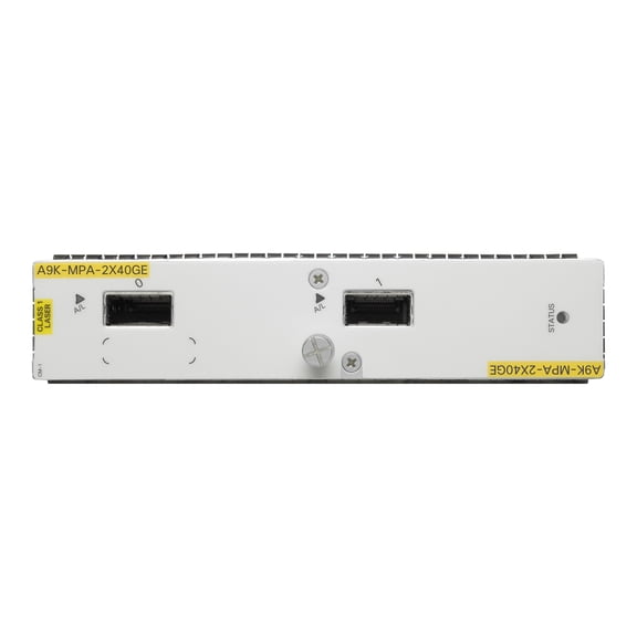 Cisco 2-port 40-Gigabit Ethernet Modular Port Adapter - Expansion module - 40GbE - 2 ports - for ASR 9006, 9010, 9904, 9910, 9912, 9922