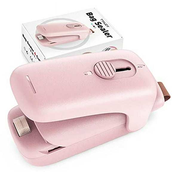 Mini Chip Bag Sealer,Handheld Heat Vacuum Sealer Cutter,Portable Resealer Machine for Snack Plastic Fresh