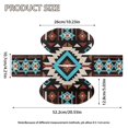 thumbnail image 7 of FKELYI Art Geometric Print Squared Tissue Box Cover Tissue Holder Organizer Snap Button Design Facial Paper Holder Cover Faux Leather Home Office Decor, 7 of 7