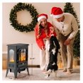 thumbnail image 7 of Electric Fireplace Stove, Freestanding Fireplace Heater with Realistic Flame, 1000/1500W Fireplace Heater, Overheating Safety Device, Thermostat, Adjustable Flame Brightness, 7 of 7