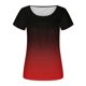 thumbnail image 4 of Blusa de manga corta con cuello redondo, informal, cómoda, a la moda para mujer OAVQHLG3B Store  lin121212, 4 of 4