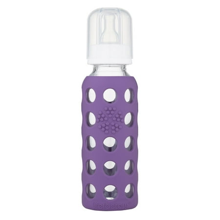 Lifefactory Baby Bottle, 9 oz, Grape