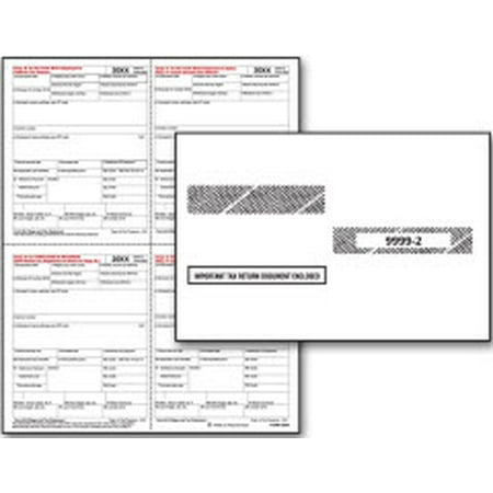 complyright irs approved w 2 4 up condensed tax form and envelope