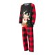 thumbnail image 3 of Conjunto de pijama navideño a juego para toda la familia de Fiomva, pijama navideño con diseño de árbol de Papá Noel para parejas y niños., 3 of 8