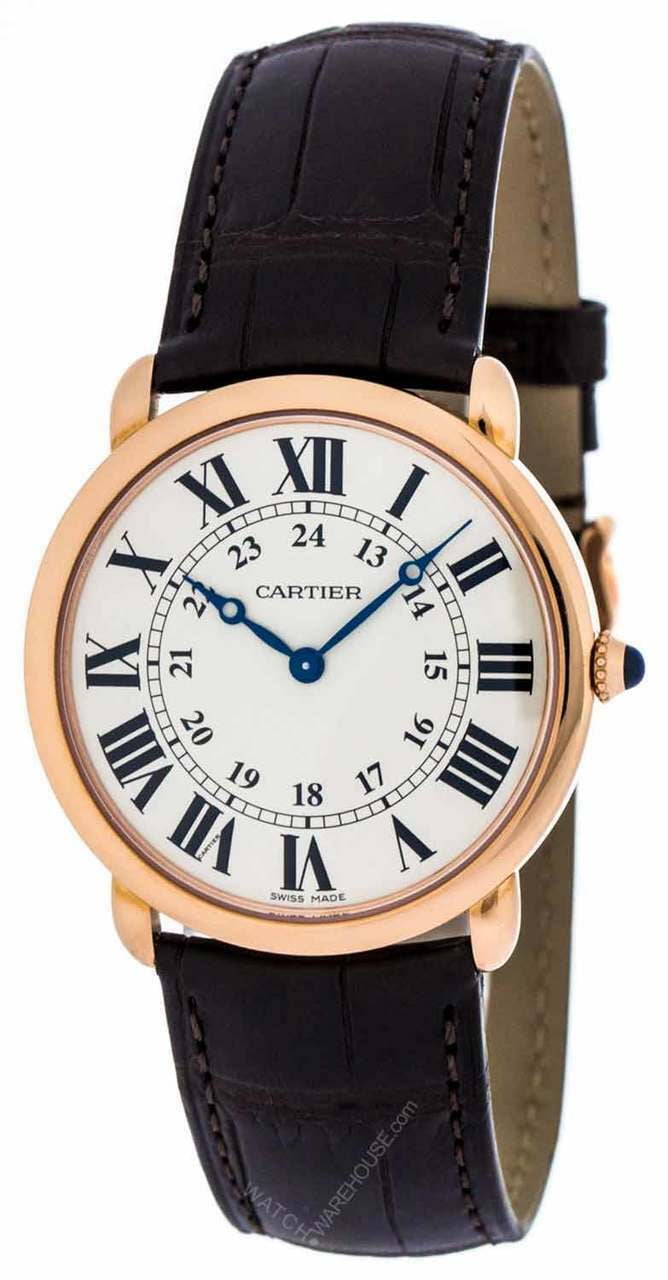 CARTIER Ronde Louis 36MM 18K Pink Gold 