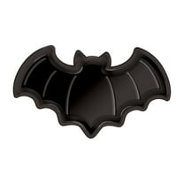 Black Bat Shaped Serving Tray Tableware Board Platter Halloween Party Decoration Candy Snack - B