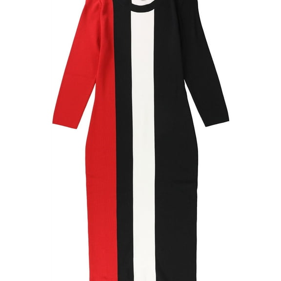 I.N.C Womens Colorblocked Pencil Dress, Multicoloured, Small