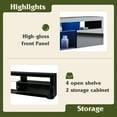 thumbnail image 4 of JOYSOURCE Floating TV Stand with LED 040B, 4 of 8