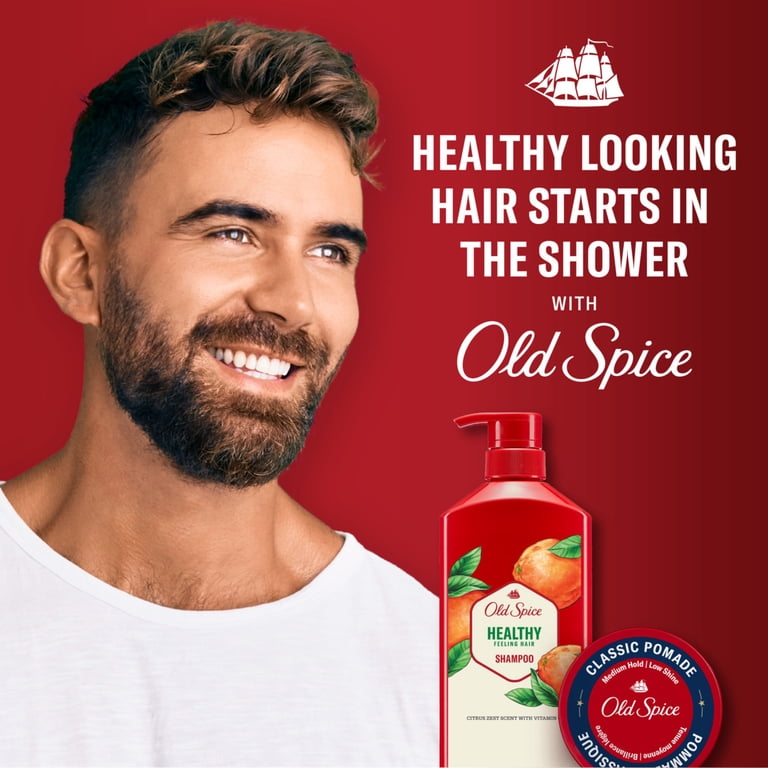 Old Spice Healthy Feeling Hair Shampoo for Men, Citrus Zest Scent Old Spice Healthy Feeling Hair Shampoo for Men, Citrus Zest Scent