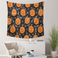 thumbnail image 4 of Happy Halloween Tapestry Table Covers Evil Pumpkin Ghost Tapestries for Halloween Party Decoration (59x59 in), 4 of 6