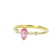 thumbnail image 2 of Natural Pink Topaz Ring, AAA Pink Topaz Gemstone Ring, November Birthstone, Zircon Womens Ring, Gold Micron, 925 Sterling Silver, Statement Ring, Dainty Minimalist Stacking jewelry, Christmas Ring, 2 of 4