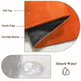 thumbnail image 6 of 8'x10' Area Rugs, Burnt Orange Grey Indoor Outdoor Area Rug for Living Room Bedroom, Abstract Modern Geometric Oil Painted Washable Bathroom Rugs Kitchen Floor Carpet Mats Home Decor Aesthetic, 6 of 8
