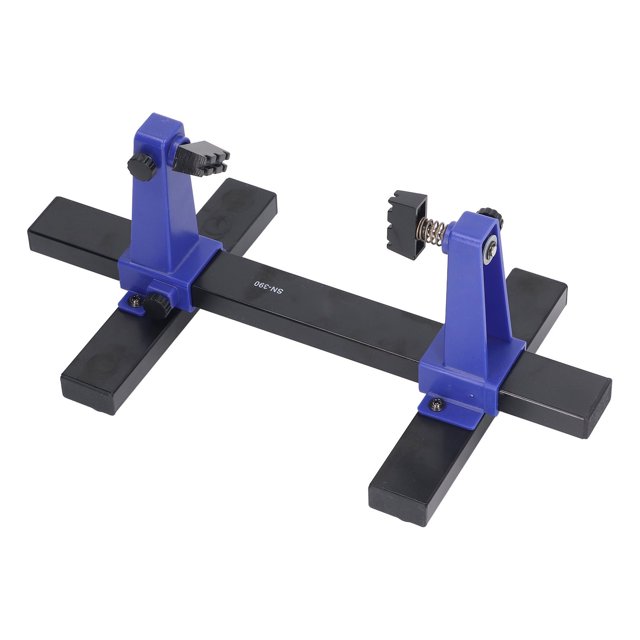 Soporte De Abrazadera De Soldadura, Soporte De PCB Ajustable Estructura Estable Rotación De 360 grados 4 Pies De Goma Para Retrabajo De Desoldar