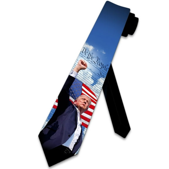 Trump Ties MAGA Necktie We the People Tie Patriotic Neckties by Three Rooker