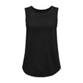 thumbnail image 7 of Omexry Womens Workout Tops Women's Crew Neck Sleeveless Tank Tops Casual Loose Curved Hem Basic Shirts Summer Solid Color Blouses, 7 of 7