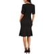 thumbnail image 3 of INSPIRE CHIC Vestido de cóctel para mujer con mangas de cuentas, vestido formal de invitada de boda, bodycon midi, negro, 3 of 6