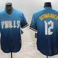 thumbnail image 5 of 2024 Nueva camiseta de los Philadelphia Phillies 3harper Bordado Degradado Uniforme de béisbol Chaleco de verano para correr para hombres y mujeres, 5 of 5