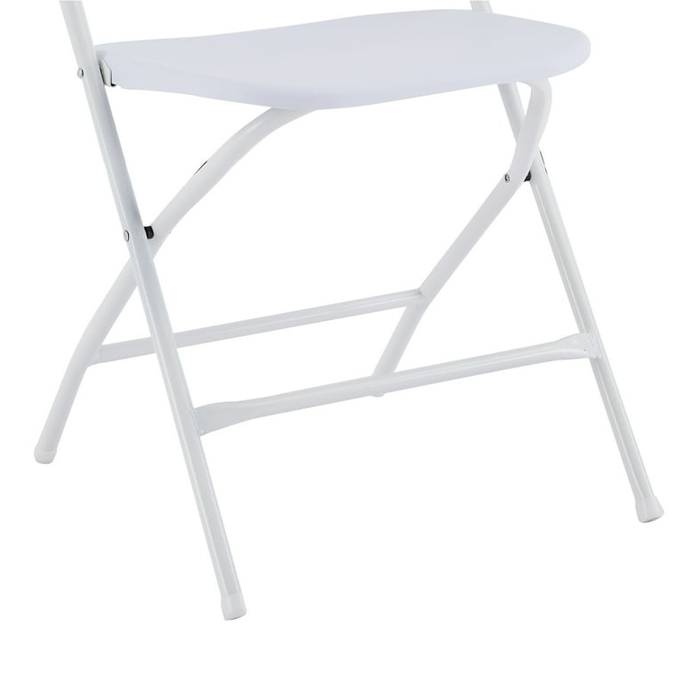 Folding Chair Set Of 4 Foldable Garden Chair Outdoor Picnic Chair Weatherproof White Chair Picnic Chairs for 4 Person Portable Folding Chairs