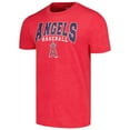 thumbnail image 2 of Men's Concepts Sport Charcoal/Red Los Angeles Angels Meter Top & Pants Sleep Set, 2 of 5