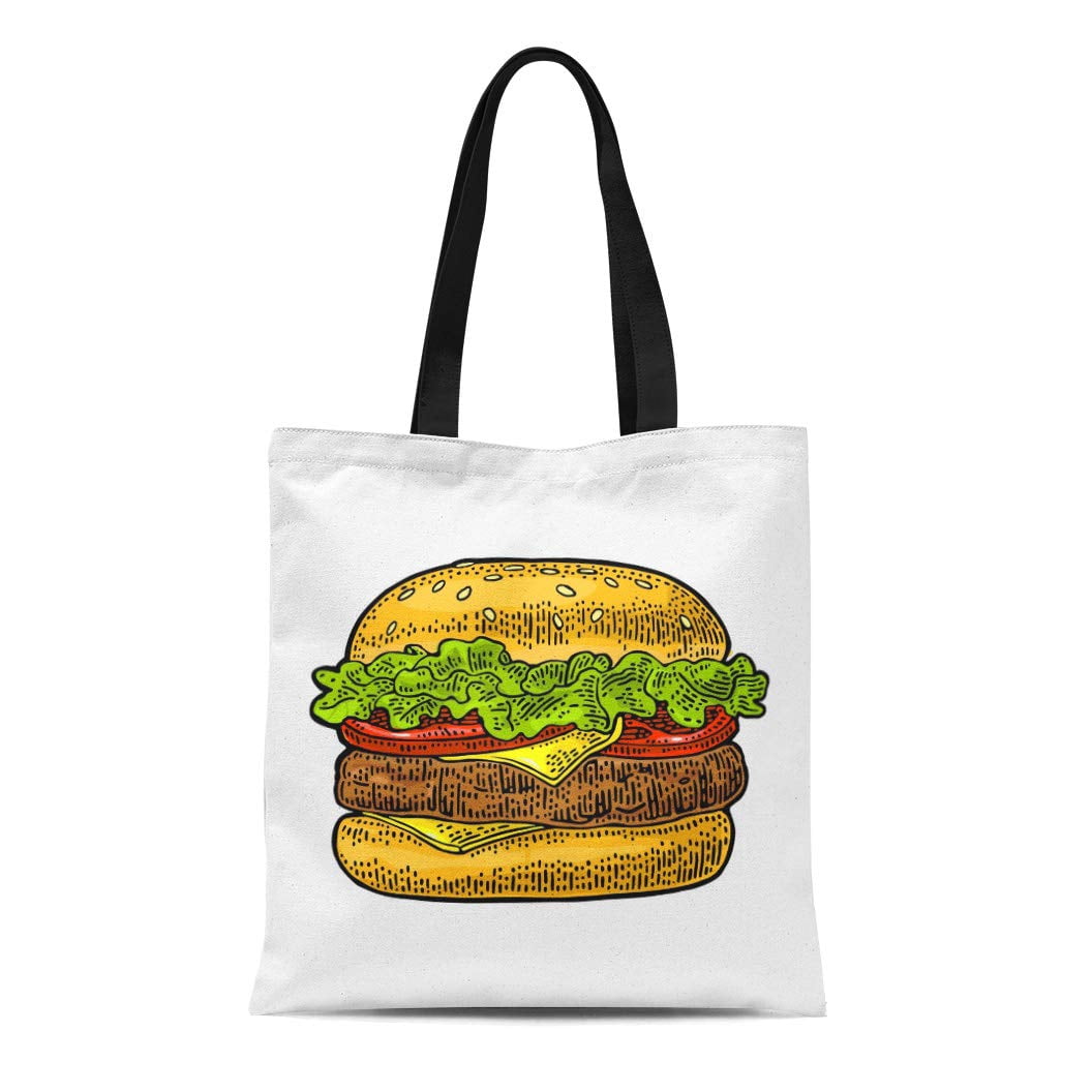 20Pcs Brown Grocery bag-hamburger bags-sandwich pane bags-lunch fondo piatto sacchetto di carta con tenuta etichetta medium Milky 