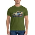 thumbnail image 3 of ONETECH Vintage Racing Mens Graphic T Shirt 100% Cotton Round Neck Tee Moss Green, 3 of 8