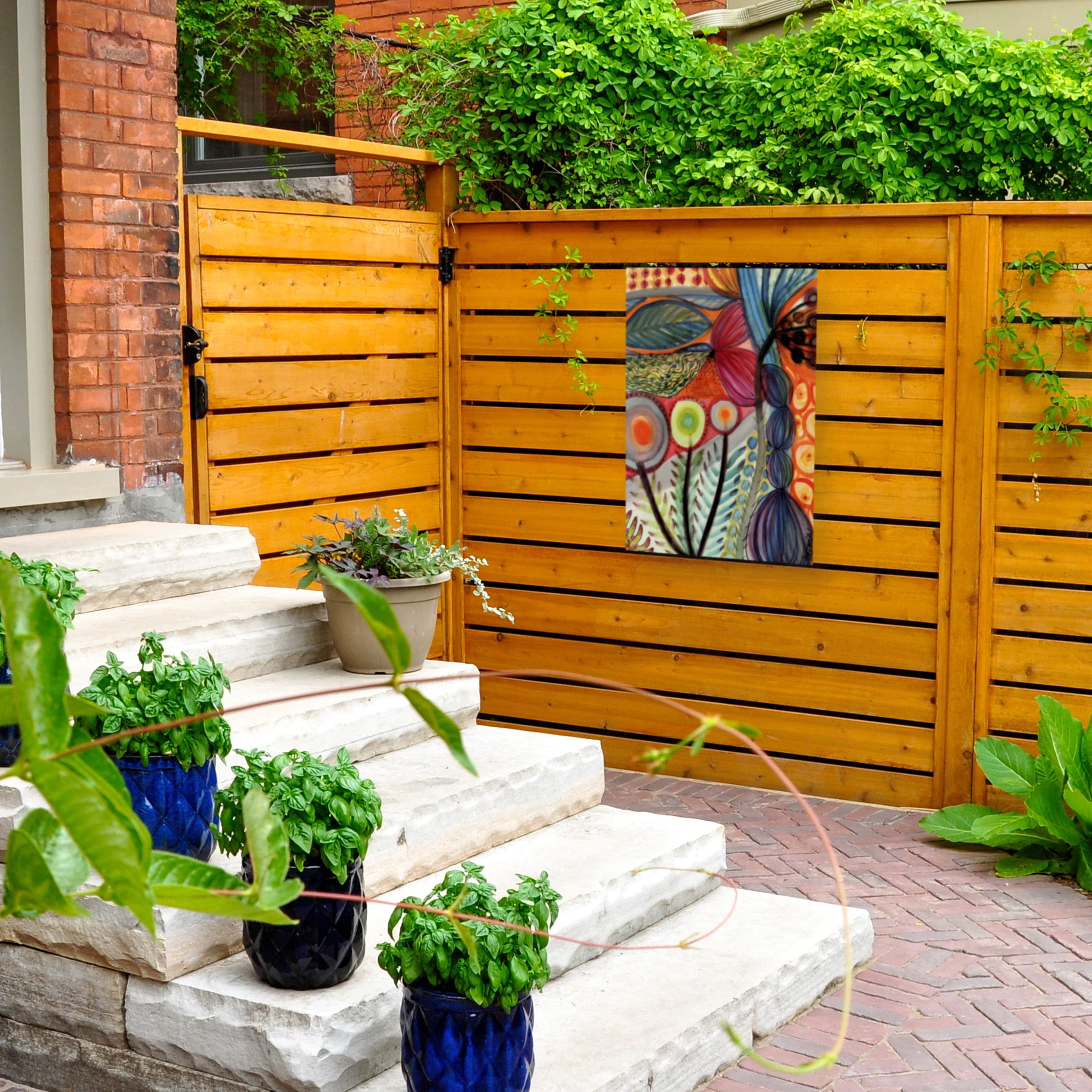 Sylvie Demers 'Vivaces' Outdoor All-Weather Wall Decor